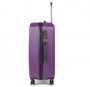 Members NEXA (L) Purple 96 л валіза з пластику на 4 колесах фіолетова