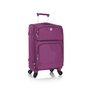 Мала валіза із тканини 38 л на 4-х колесах Heys SkyLite, пурпурний
