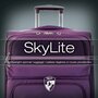 Середня валіза із тканини 70 л на 4-х колесах Heys SkyLite, пурпурний