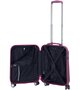 Мала валіза із пластику 4-х колісна 40 л March New Carat, бордовий
