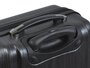 Малый чемодан из пластика 4-х колесный 40 л March New Carat, черный