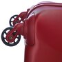 Середня пластикова 4-х колісна валіза 67 л March Twist, червоний