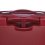Мала пластикова 4-х колісна валіза 40 л March Twist, червона