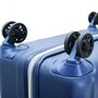 March Rocky комплект валіз з полікарбонату на 4 колесах синьо-сірий