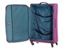 Комплект тканевых 4-х колесных чемоданов (S/M/XL) March Flybird, фиолетовый