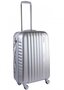 Комплект пластиковых чемоданов 4-х колесных March Ribbon, металлик