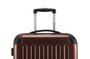 Малый 4-х колесный чемодан из поликарбоната 38/42 л HAUPTSTADTKOFFER, коричневый