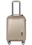 Мала валіза із пластику 4-х колісна 40 л March New Carat, золото