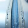 Чемодан гигант из пластика 4-х колесный 121 л March Cosmopolitan, голубой металлик