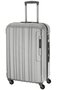 Комплект пластиковых чемоданов на 4-х колесах March Cosmopolitan, серебристый