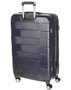 Комплект чемоданов из пластика 4-х колесных March Bumper, темно-синий