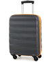 Rock Impact (S) Grey/Orange 33 л валіза з поліпропілену на 4 колесах сіра