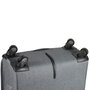 Середня текстильна валіза на 4-х колесах 66/74 л Rock Madison (M) Grey