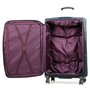 Велика 4-х колісна валіза із текстилю 87/101 л Rock Octo-Drive II (L) Purple