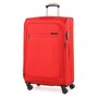 Велика 4-х колісна валіза із текстилю 87/101 л Rock Octo-Drive II (L) Red