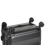 Большой чемодан из поликарбоната 4-х колесный 93.5 л Rock Amethyst (L) Black