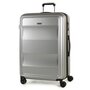 Большой чемодан из поликарбоната 4-х колесный 93.5 л Rock Amethyst (L) Silver