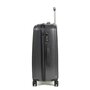 Средний чемодан из поликарбоната 4-х колесный 57 л Rock Amethyst (M) Black