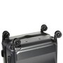 Малый чемодан из поликарбоната 4-х колесный 32 л Rock Amethyst (S) Black