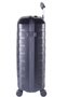 Легкий чемодан гигант из гибкого полипропилена 118 л Roncato Box, черный с синим