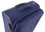 Малый облегченный чемодан на 2-х колесах 42/48 л Roncato Ironik, темно-синий