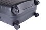 Малый чемодан из гибкого полипропилена 41 л Roncato Box, черный c синим