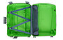 Малый полипропиленовый чемодан на 4-х колесах 30 л Roncato Light, салатовый