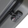 Средний противоударный чемодан 54 л CAT Turbo серый
