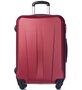 Средний чемодан из пластика на 4-х колесах 68 л PUCCINI PARIS красный
