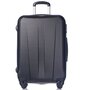 Средний чемодан из пластика на 4-х колесах 68 л PUCCINI PARIS черный