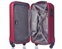 Комплект валіз із пластику на 4-х колесах PUCCINI PARIS червоний