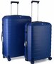 Комплект поліпропіленових валіз на 4-х колесах 80/118 л Roncato Box 2.0 синій