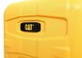 Средний противоударный чемодан 59 л CAT TANK желтый