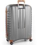 Элитный чемодан гигант 114 л Roncato E-LITE Titanium/cognac