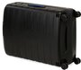 Комплект 4-х колесных чемоданов из полипропилена Roncato Box, черный с синим