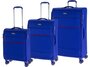 Комплект чемоданов на 4-х колесах March Easy Blue