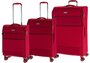 Комплект чемоданов на 4-х колесах March Easy Red