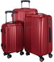 Комплект чемоданов на 4-х колесах Hauptstadtkoffer Qdamm красный
