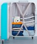 Большой чемодан из поликарбоната 95 л Lojel Groove, голубой