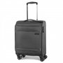 Rock Deluxe-Lite 30/33 л чемодан из полиэстера на 4 колесах черный