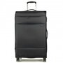 Rock Deluxe-Lite 110/122 л чемодан из полиэстера на 4 колесах черный