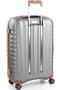 Большой элитный чемодан 72 л Roncato E-LITE Titanium/Cognac
