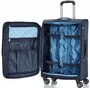 Средний тканевый чемодан Travelite Capri, черный на 67/77 л весом 3,1 кг Красный