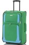 Комплект чемоданов на 2-х колесах Travelite Paklite Rocco, зеленый