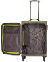 Большой чемодан на 4-х колесах 73/83 л Travelite Solaris, зеленый