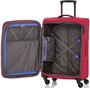 Комплект 4-х колесных чемоданов и сумки для ноутбука Travelite Solaris, красный