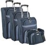 Комплект чемоданов и сумки для ноутбука Travelite Orlando, синий