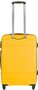 Средний чемодан из полипропилена 60 л CAT Crosscheck, желтый