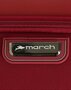 Тканевый чемодан гигант на 4-х колесах 104/117 л March Rolling, красный