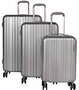 Комплект чемоданов из поликарбоната March Omega, серебристый